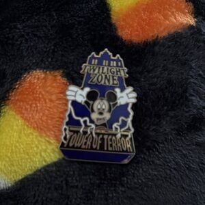 Disney Twilight Zone Tower of Terror Pin - Black, Orange, Blue